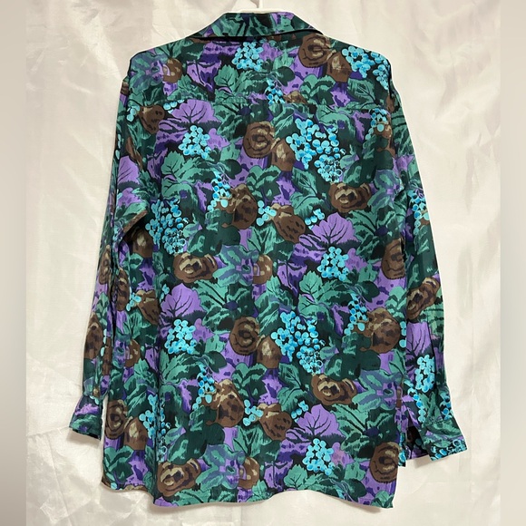 💯Silk EVIDENCE Button Shirt - Picture 2 of 8